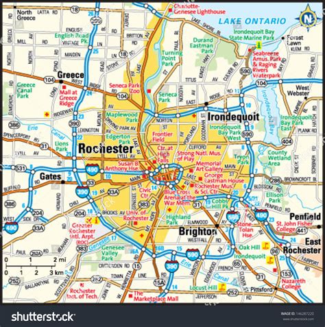 rochester new york map|printable map of rochester mn.